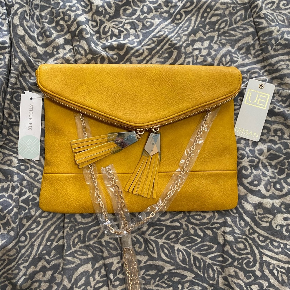 Mustard yellow purse